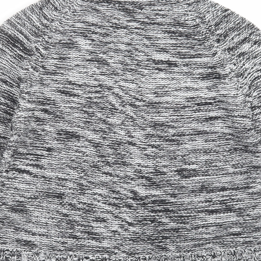 F&F Womens Grey  Knit Pullover Jumper Size 12