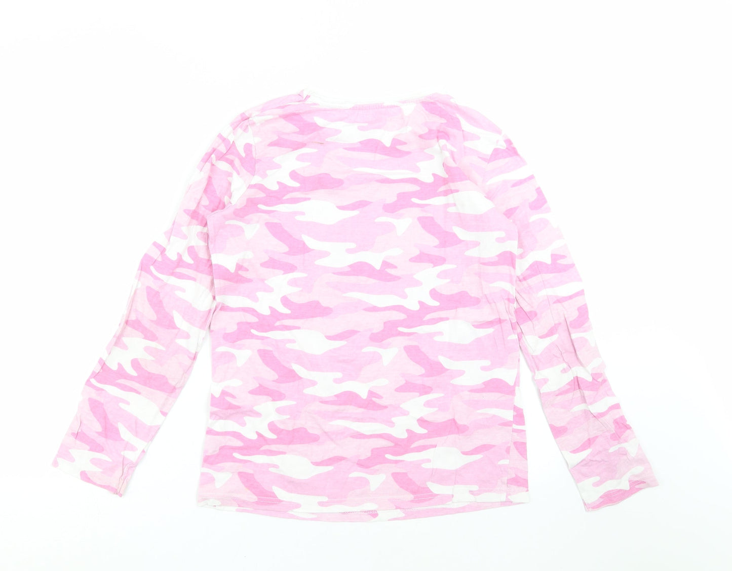 Primark Girls Pink Camouflage  Top Pyjama Top Size 13-14 Years  - dream life