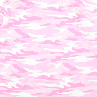 Primark Girls Pink Camouflage  Top Pyjama Top Size 13-14 Years  - dream life