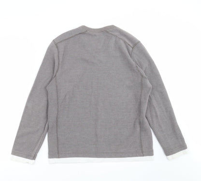 Simon Clark Mens Grey   Pullover Jumper Size M