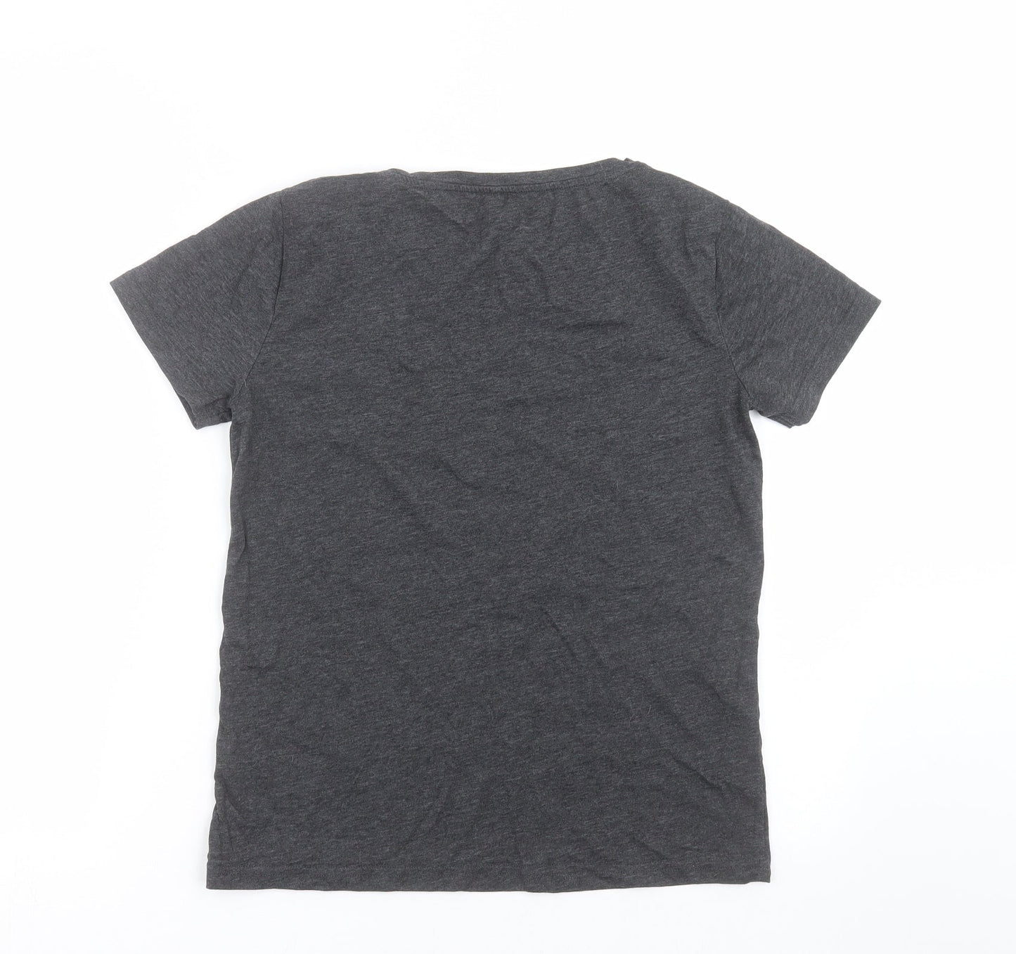 George Womens Grey Solid  Top Pyjama Top Size 4