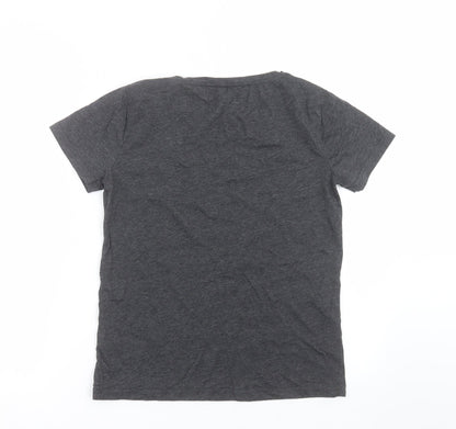 George Womens Grey Solid  Top Pyjama Top Size 4