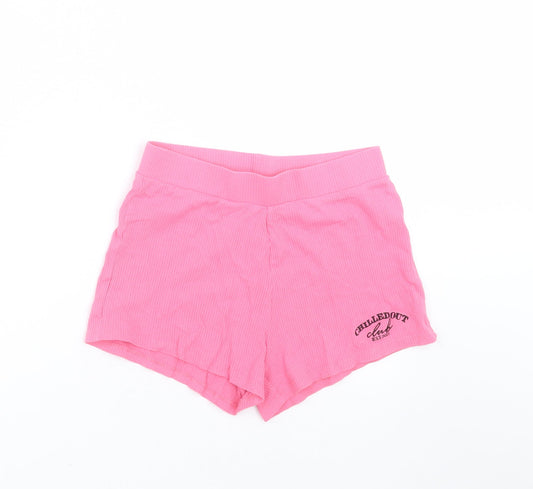 Select Womens Pink   Hot Pants Shorts Size S