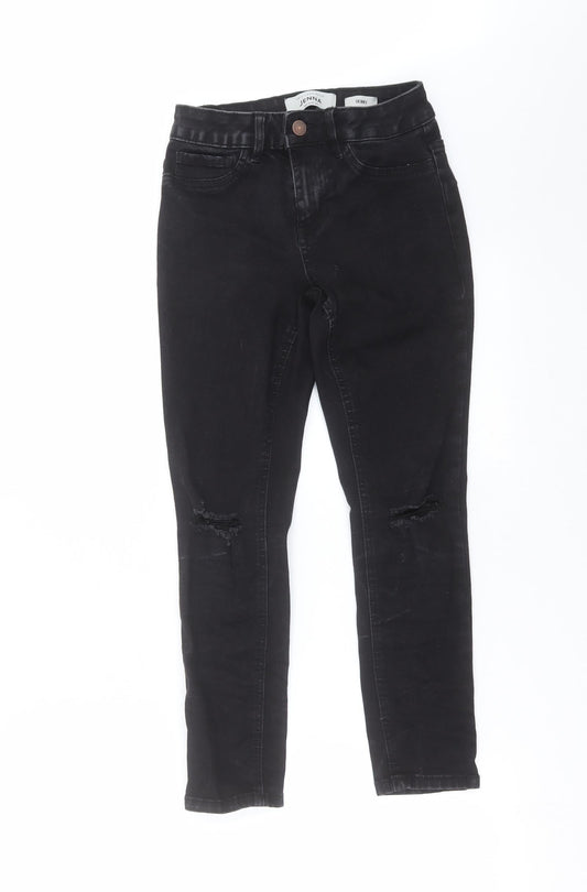 New Look Womens Black  Denim Skinny Jeans Size 6 L24 in