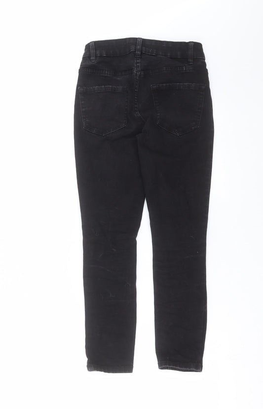 Womens UK Size 6 New Look Extra-Slim Fit Skinny Black Jeans