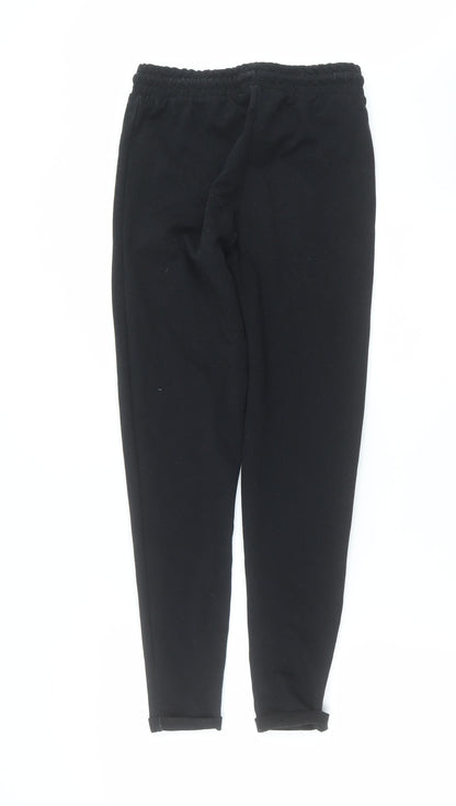 Primark Womens Black   Jogger Trousers Size XS L26 in