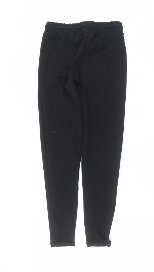 Primark Womens Black   Jogger Trousers Size XS L26 in