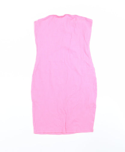 SheIn Womens Pink Striped  Mini  Size S