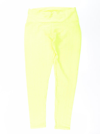 Preworn Womens Yellow    Leggings Size 2XL L28 in