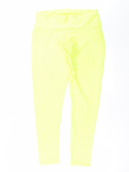 Preworn Womens Yellow    Leggings Size 2XL L28 in