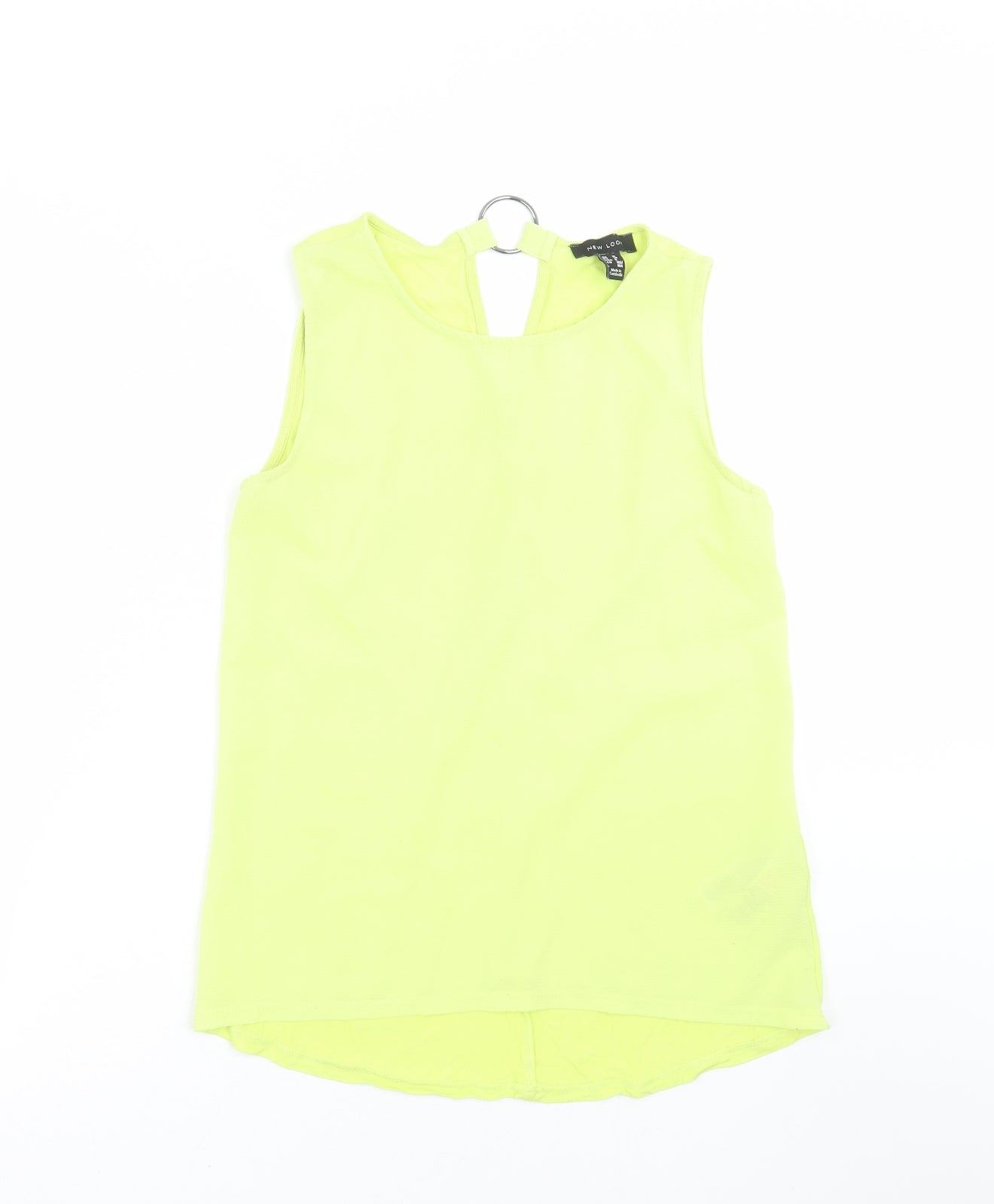 Womens UK Size 10 New Look Green Basic Blouse