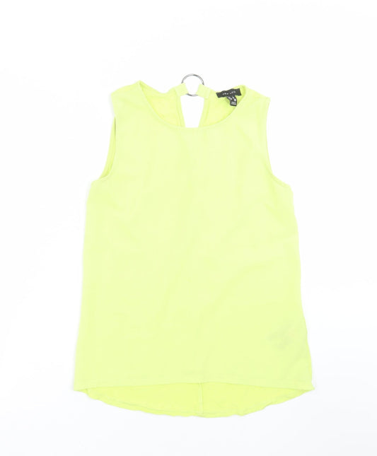 Womens UK Size 10 New Look Green Basic Blouse