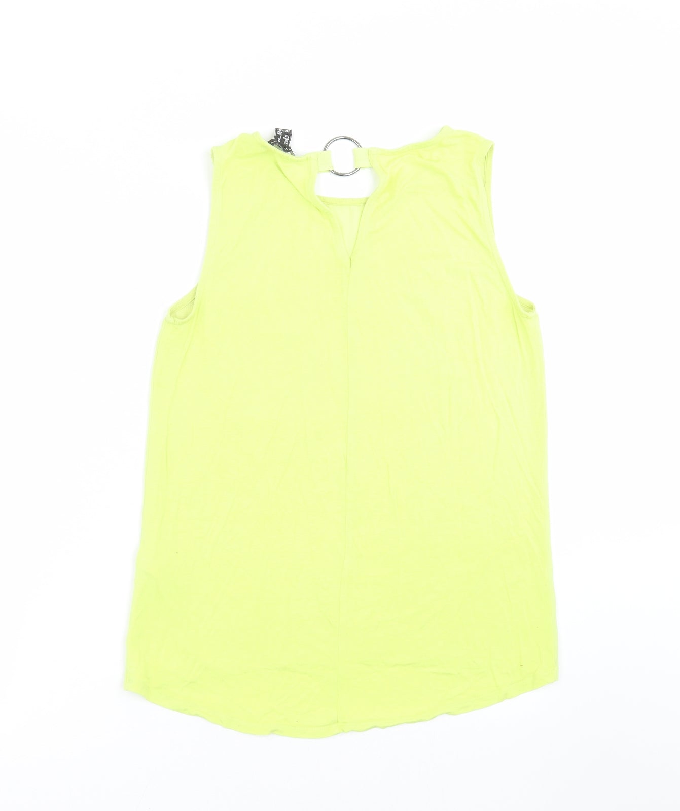 Womens UK Size 10 New Look Green Basic Blouse
