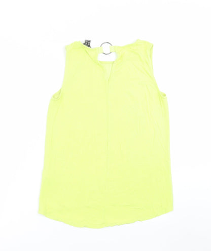 Womens UK Size 10 New Look Green Basic Blouse