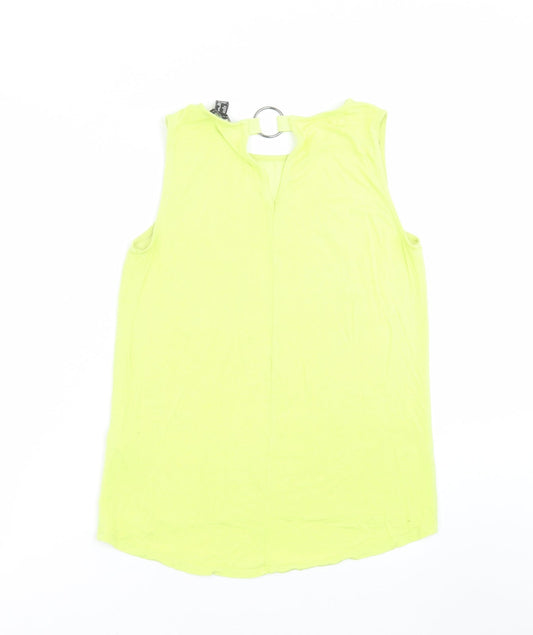 Womens UK Size 10 New Look Green Basic Blouse