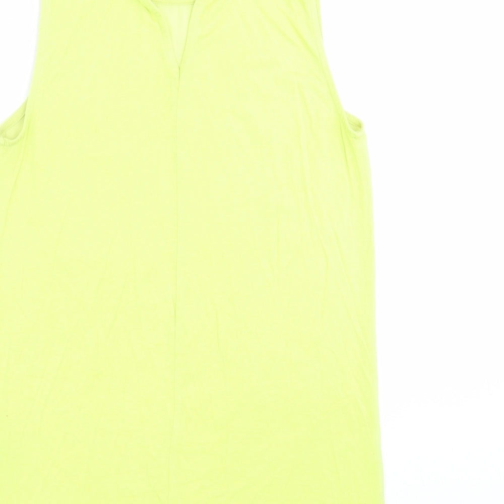 Womens UK Size 10 New Look Green Basic Blouse
