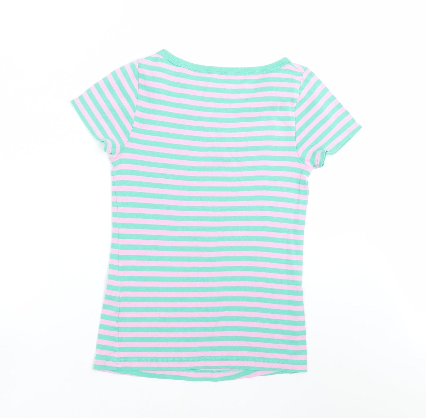 Womens UK Size 10 NEXT Green Basic T-Shirt