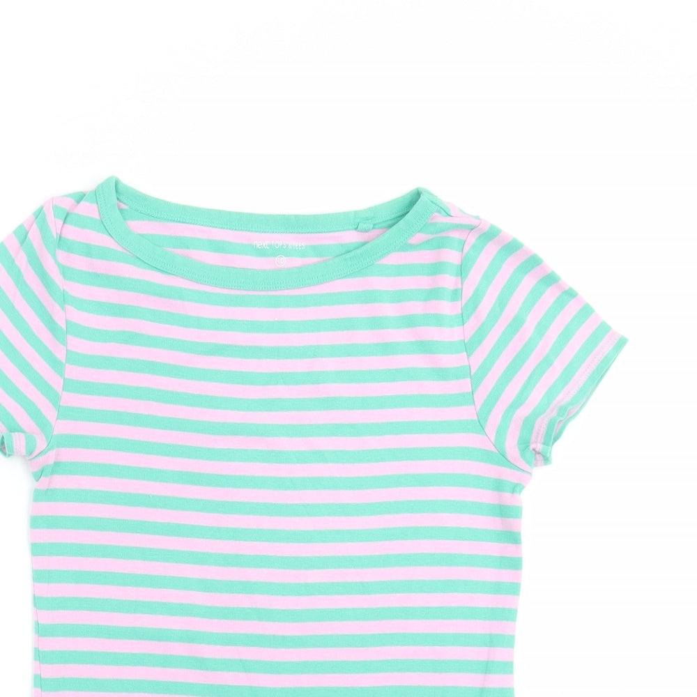 Womens UK Size 10 NEXT Green Basic T-Shirt