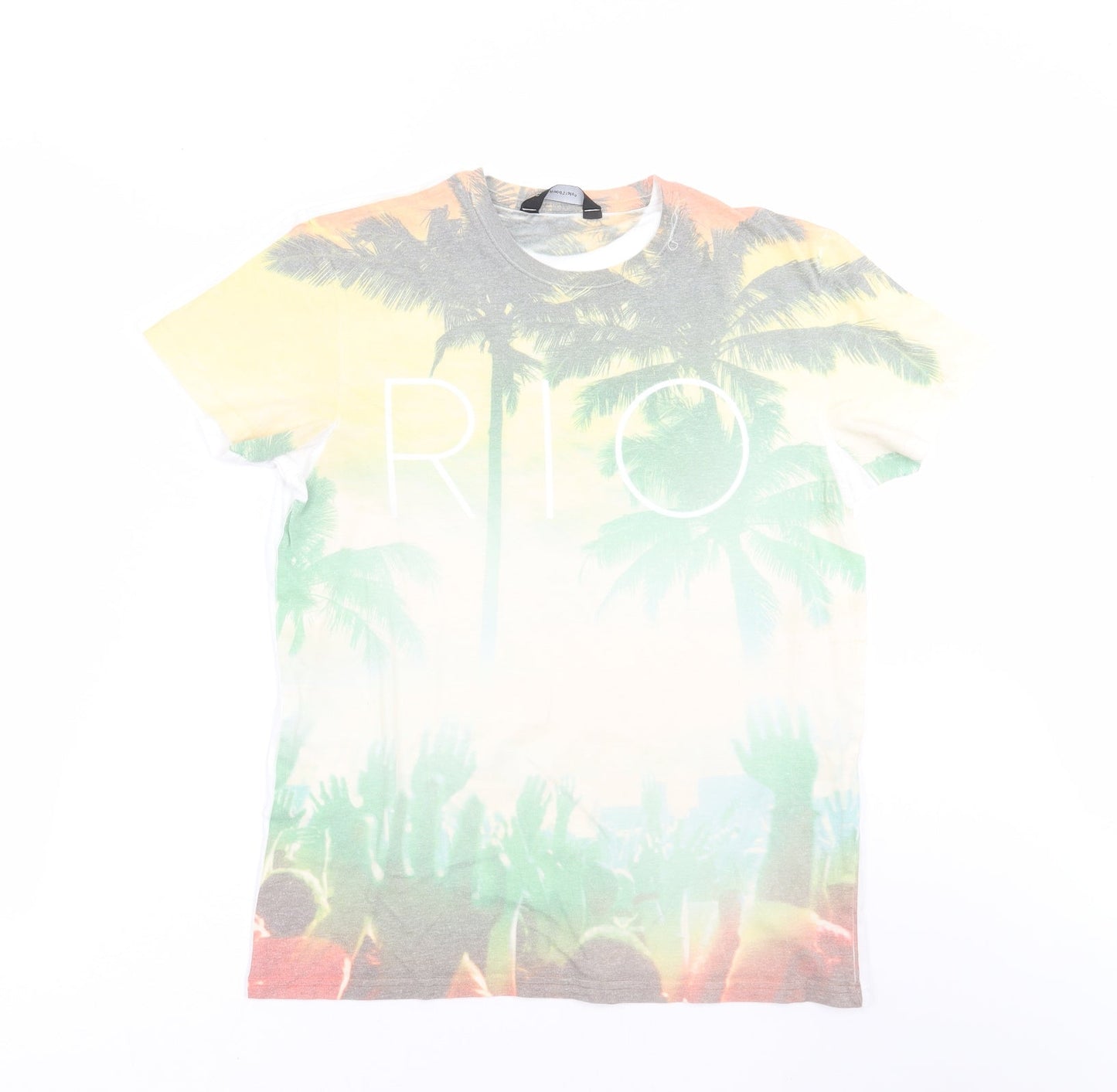 Mens UK Size M Cedar Wood State White  T-Shirt