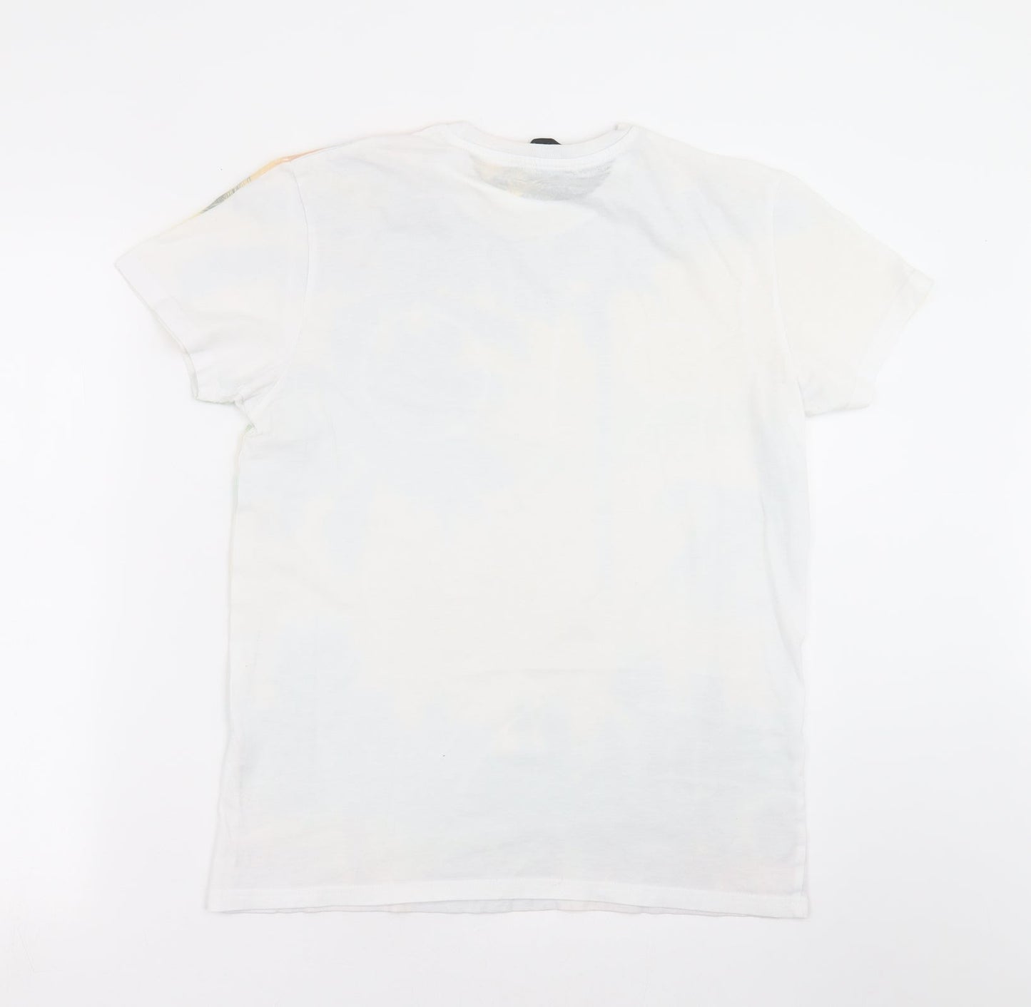 Mens UK Size M Cedar Wood State White  T-Shirt