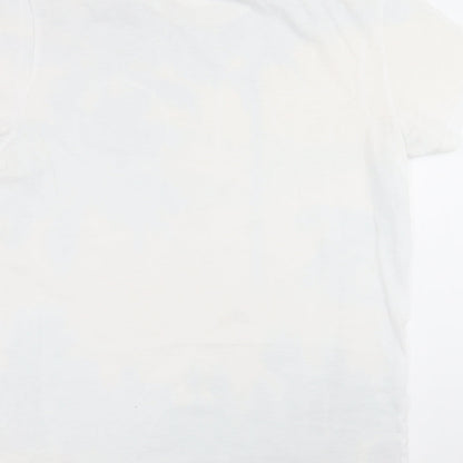 Mens UK Size M Cedar Wood State White  T-Shirt