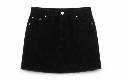 Womens UK Size 12 Miss Selfridge A-Line Corduroy Skirt