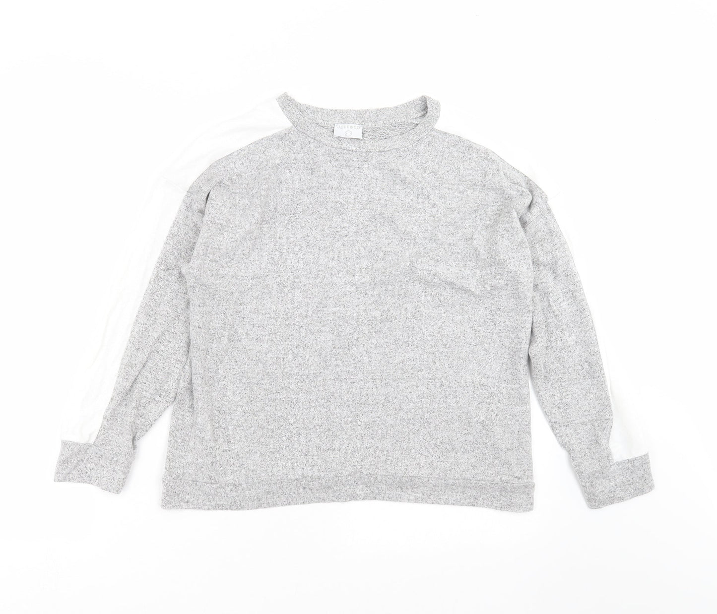 Womens UK Size 8 JEFF&CO Grey Pullover Jumper