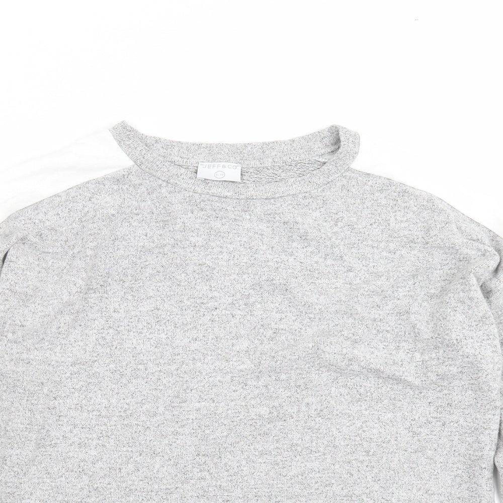 Womens UK Size 8 JEFF&CO Grey Pullover Jumper