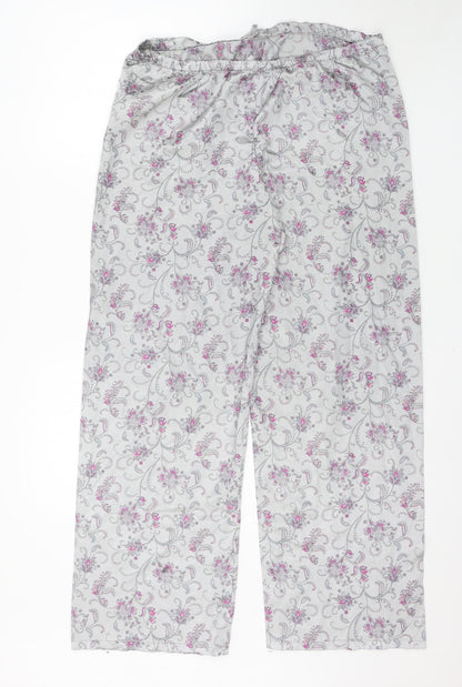 Preworn Womens Silver Paisley  Capri One Piece Size 12