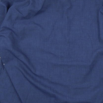 George Mens Blue    Button-Up Size 17