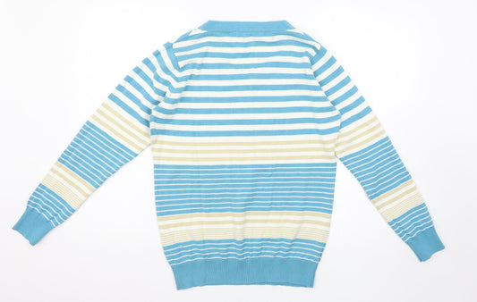 Womens UK Size M EWM Multicoloured Pullover Jumper
