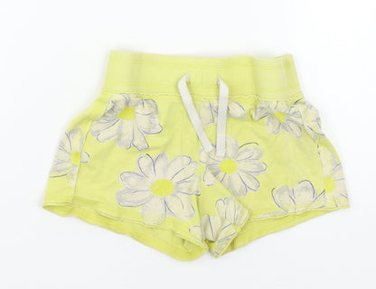 NEXT Boys White Floral  Sweat Shorts Size 6 Years