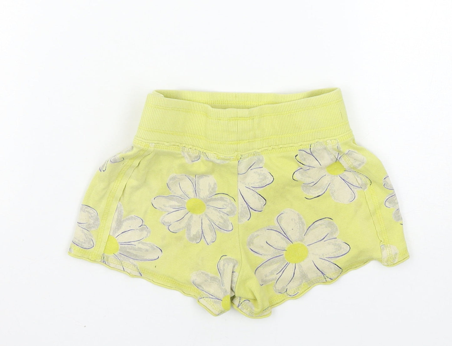 NEXT Boys White Floral  Sweat Shorts Size 6 Years