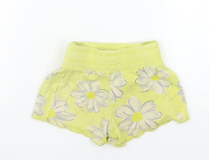 NEXT Boys White Floral  Sweat Shorts Size 6 Years