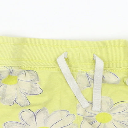 NEXT Boys White Floral  Sweat Shorts Size 6 Years