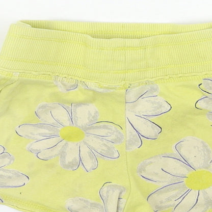 NEXT Boys White Floral  Sweat Shorts Size 6 Years