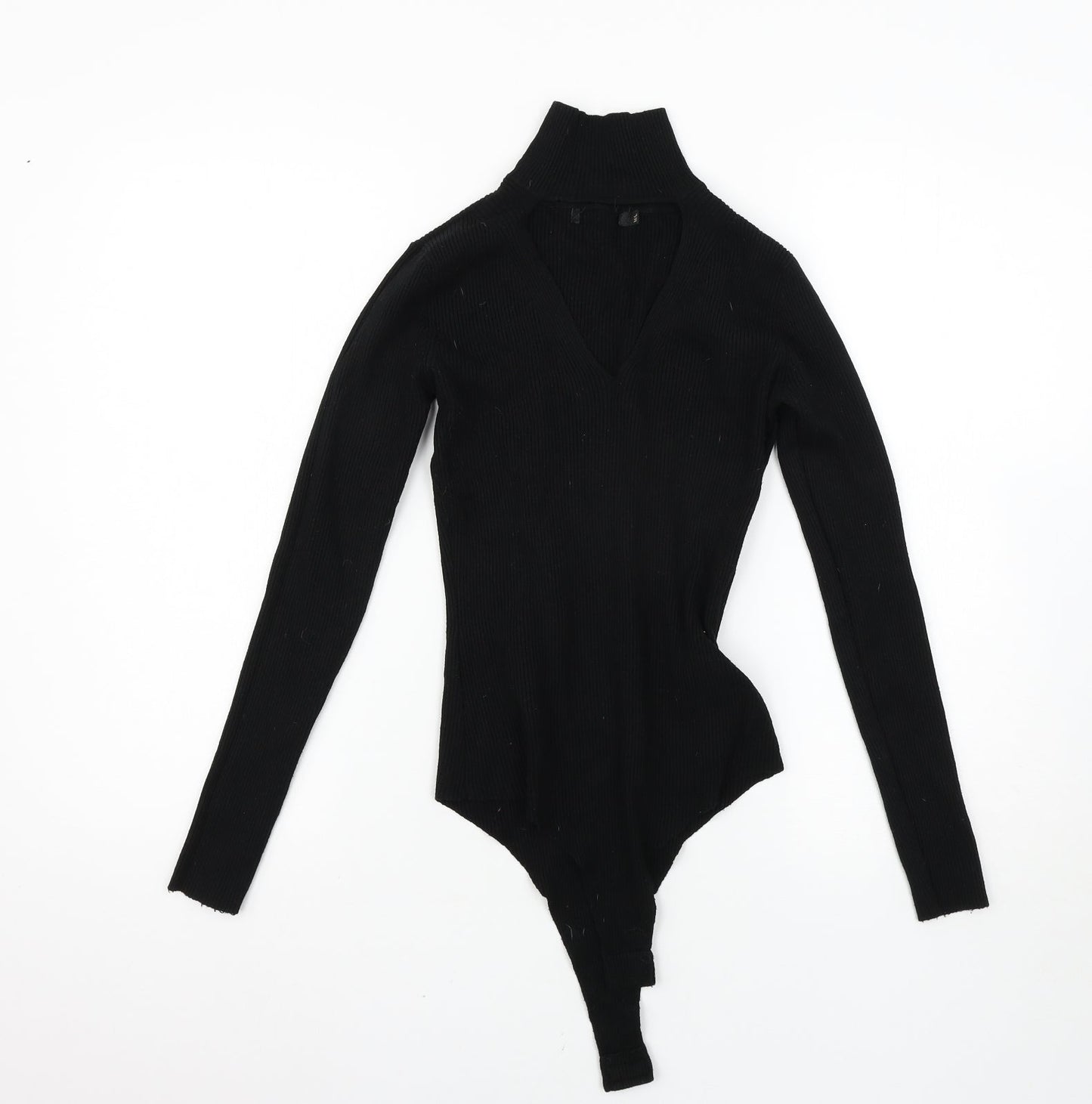 Womens UK Size L Preworn Black Pullover Jumper