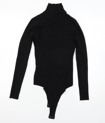 Womens UK Size L Preworn Black Pullover Jumper