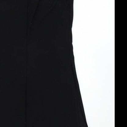 Brand and care label for Ego women’s black basic tank, size UK 12