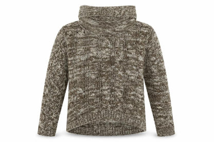 Front view of Shy women’s brown jumper, size L