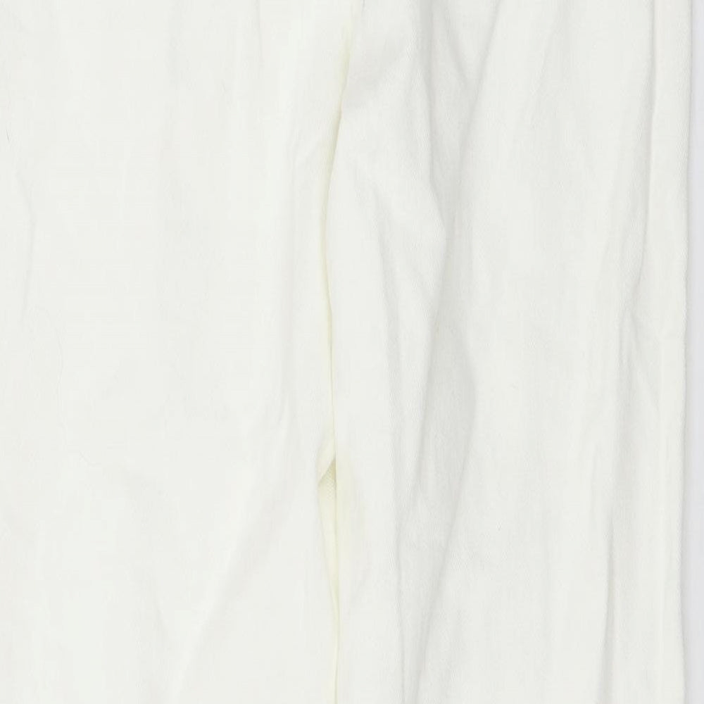 SheIn Womens White   Straight Jeans Size L L30 in