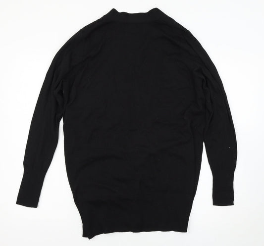 F&F Womens Black   Full Zip Jumper Size 12