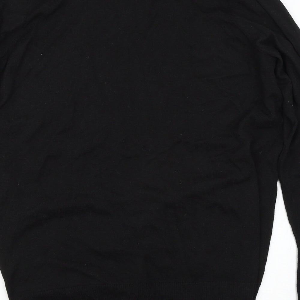 F&F Womens Black   Full Zip Jumper Size 12