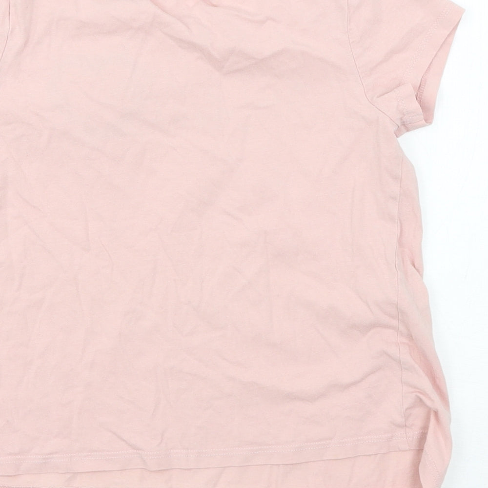 George Girls Pink   Basic T-Shirt Size 7-8 Years