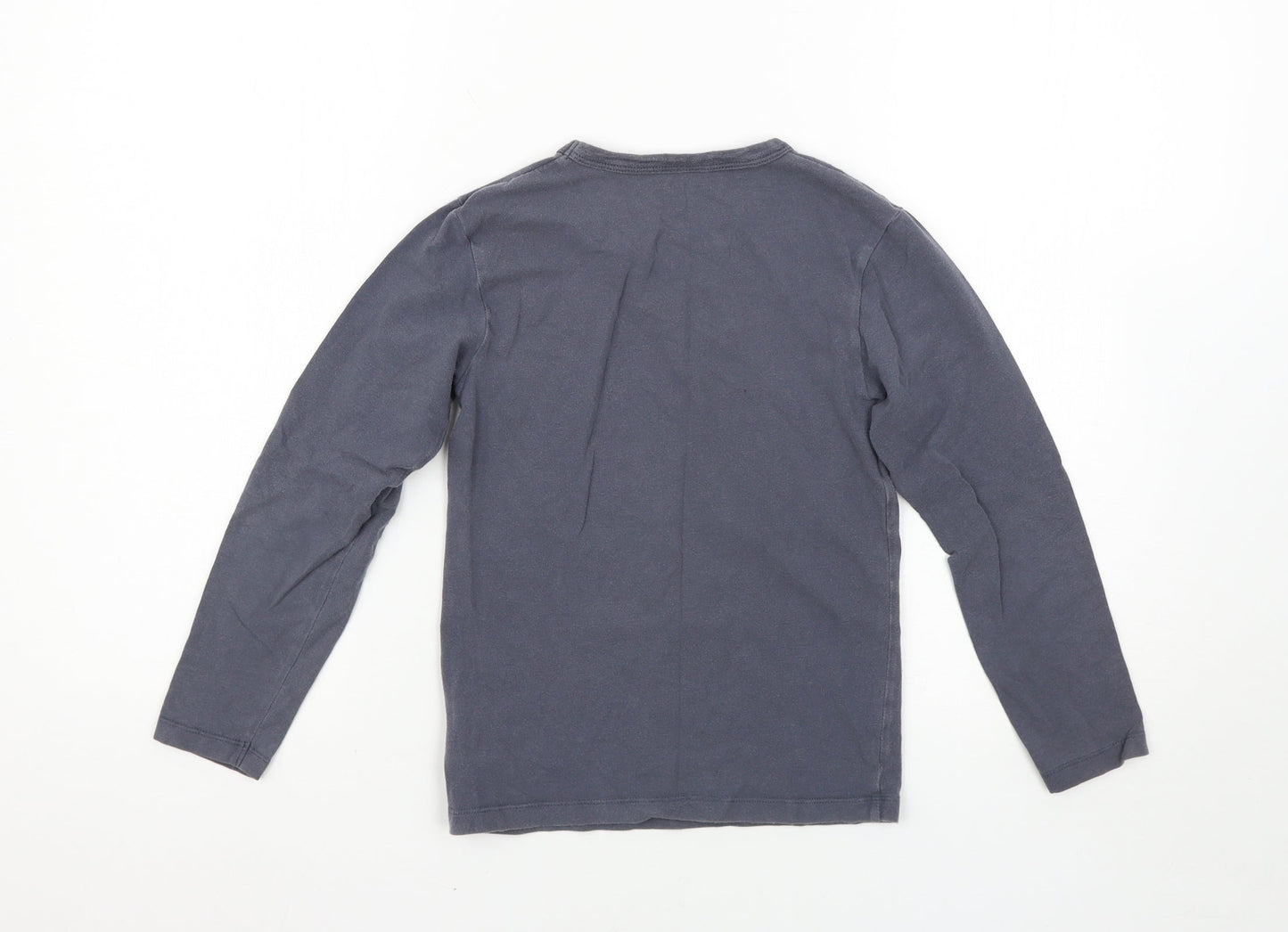 Preworn Girls Grey   Basic T-Shirt Size 10 Years