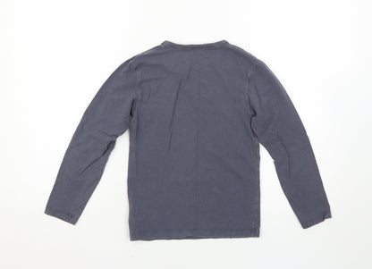 Preworn Girls Grey   Basic T-Shirt Size 10 Years