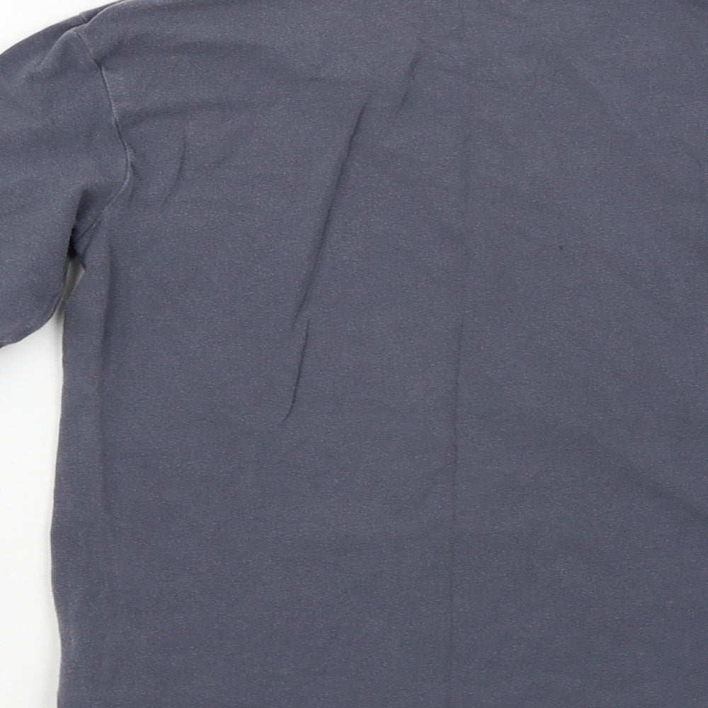 Preworn Girls Grey   Basic T-Shirt Size 10 Years