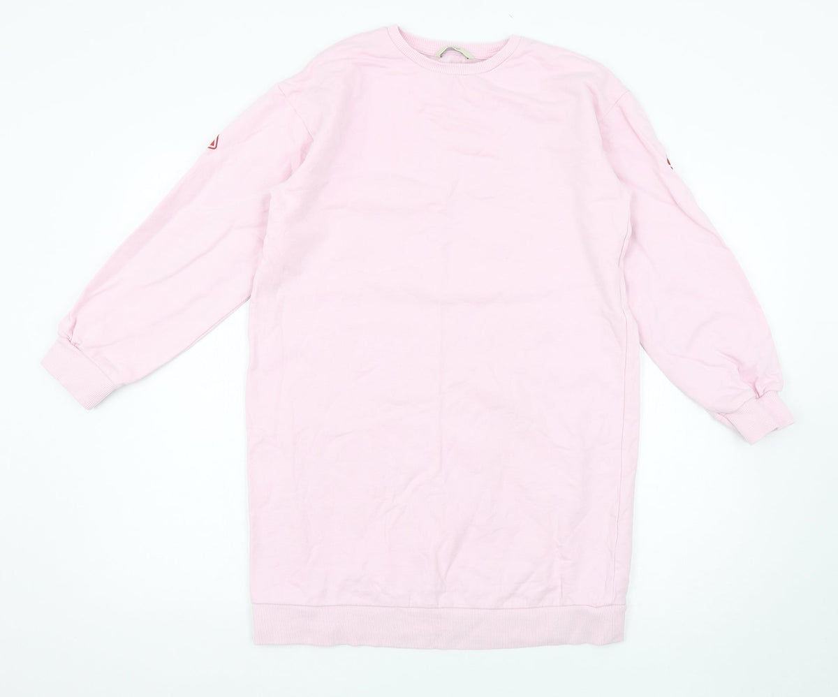 Front view of George women’s pink pullover sweatshirt, size M