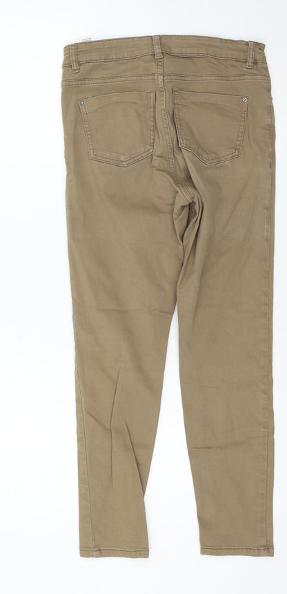 Marks and Spencer Womens Brown   Skinny Jeans Size 66 in L25 in