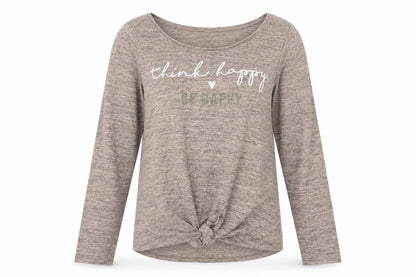 Front view of Debenhams women’s pink jumper, size UK 8